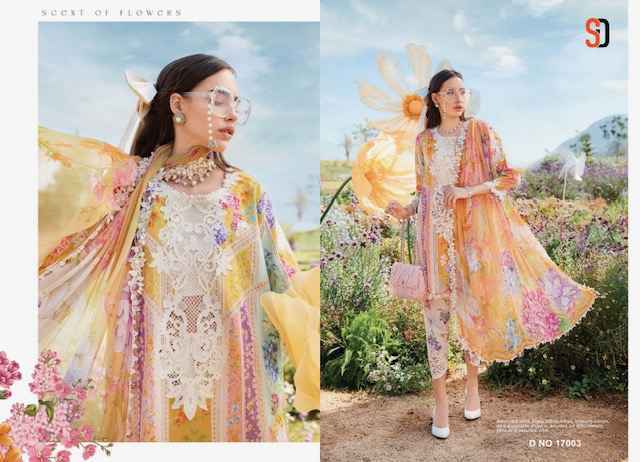 Shraddha Designer M Print Vol-17 Pakistani Lawn Cotton Dress Material (4 pcs Catalogue)