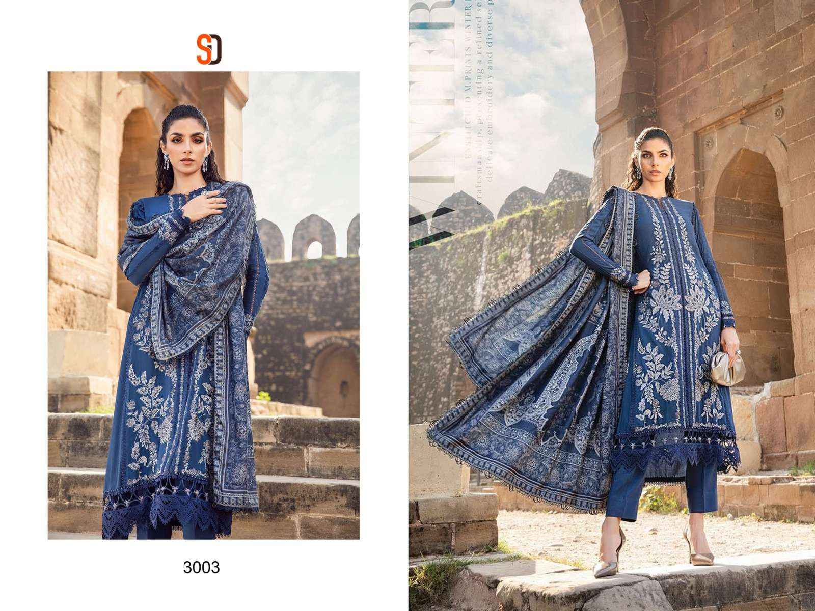 Shraddha Designer Maria B Vol 3 Viscouse Rayon Dress Material 3 pcs Catalogue