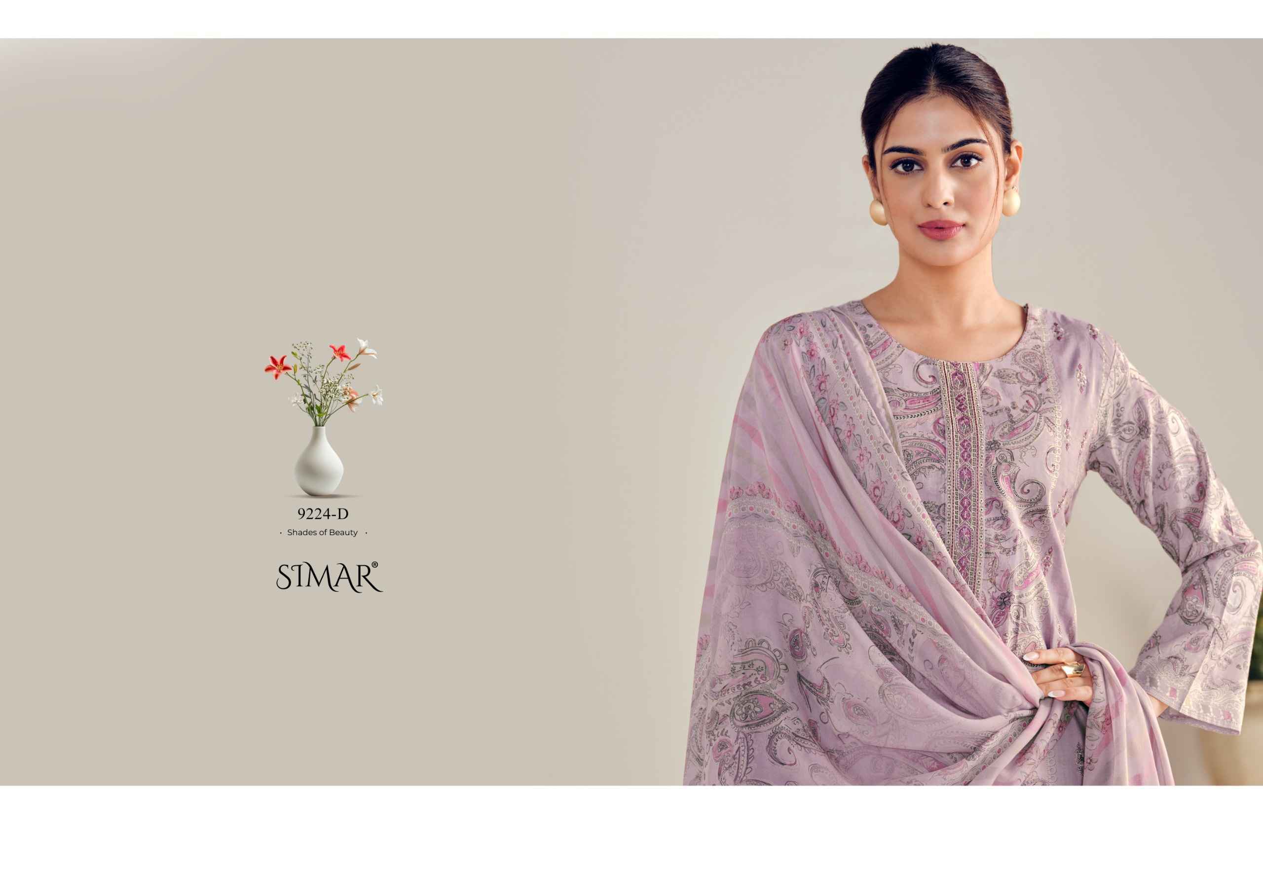 Simar Pehnava Lawn Cotton Dress Material 4 pcs Catalogue