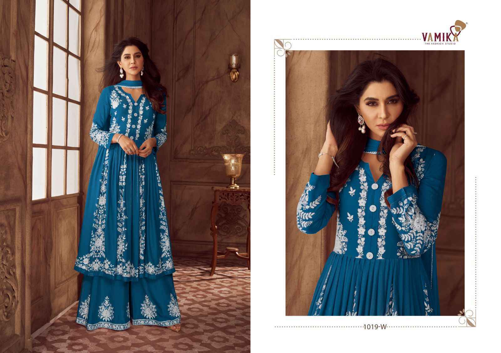 Vamika Lakhnavi Vol-4 Hit Series Rayon Readymade Suit (5 pcs Catalogue)