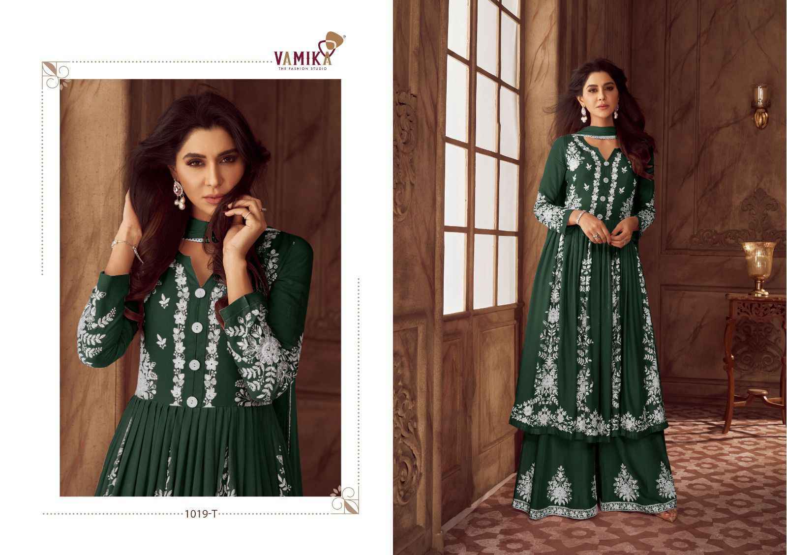 Vamika Lakhnavi Vol-4 Hit Series Rayon Readymade Suit (5 pcs Catalogue)