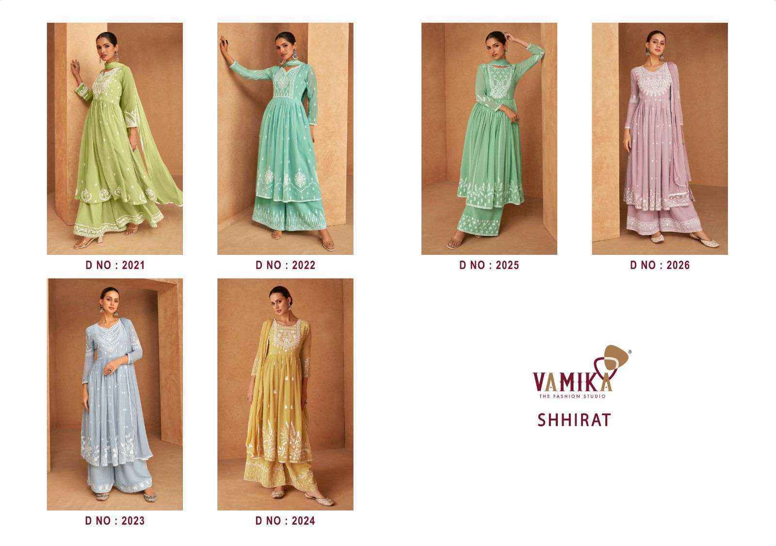 Vamika Shhirat Readymade Georgette Dress (6 pcs Catalogue)