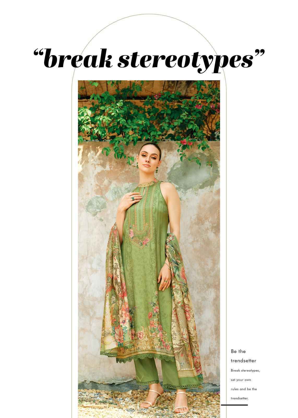 Varsha Beyond the Garden Cotton Dress Material (5 pcs Catalogue)