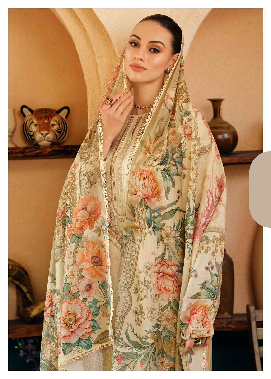 Varsha Beyond the Garden Cotton Dress Material (5 pcs Catalogue)