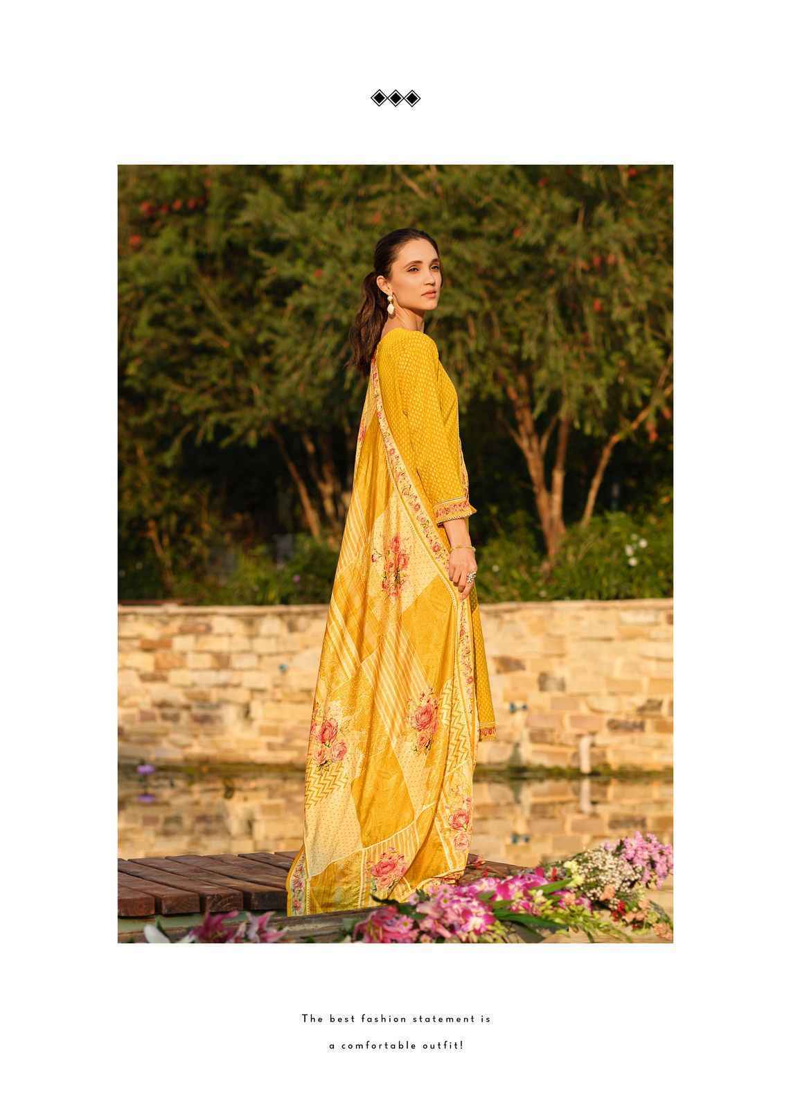 Varsha Feather Linen Cotton Dress Material (3 pcs Catalogue)