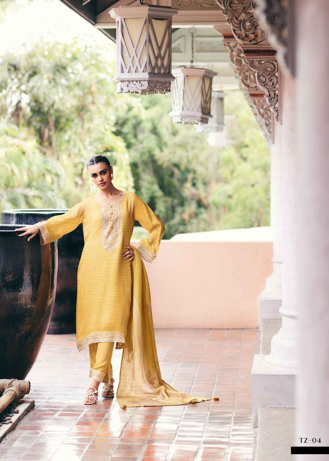 Varsha Tehzeeb Organza Dress Material Wholesale Online Mumbai