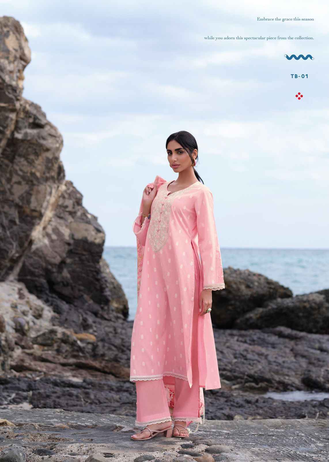 Varsha Tropical Bliss Handloom Cotton Dress Material (4 pcs Catalogue)