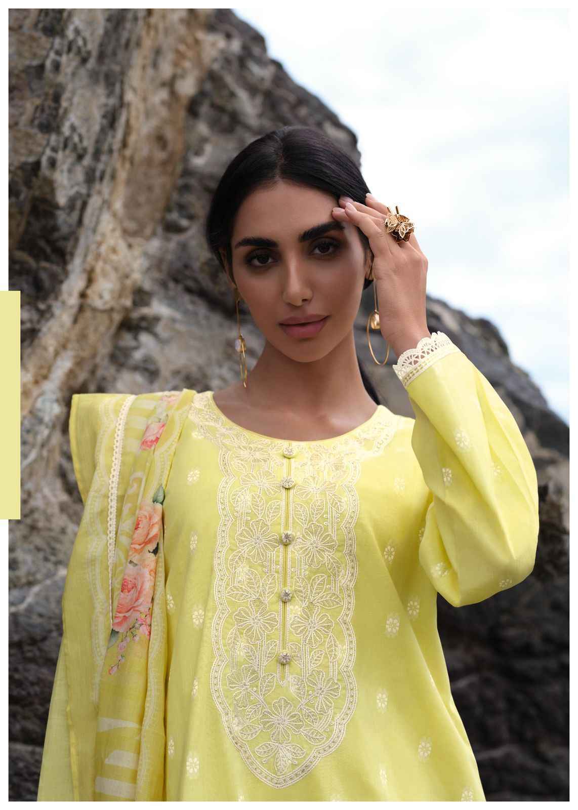 Varsha Tropical Bliss Handloom Cotton Dress Material (4 pcs Catalogue)