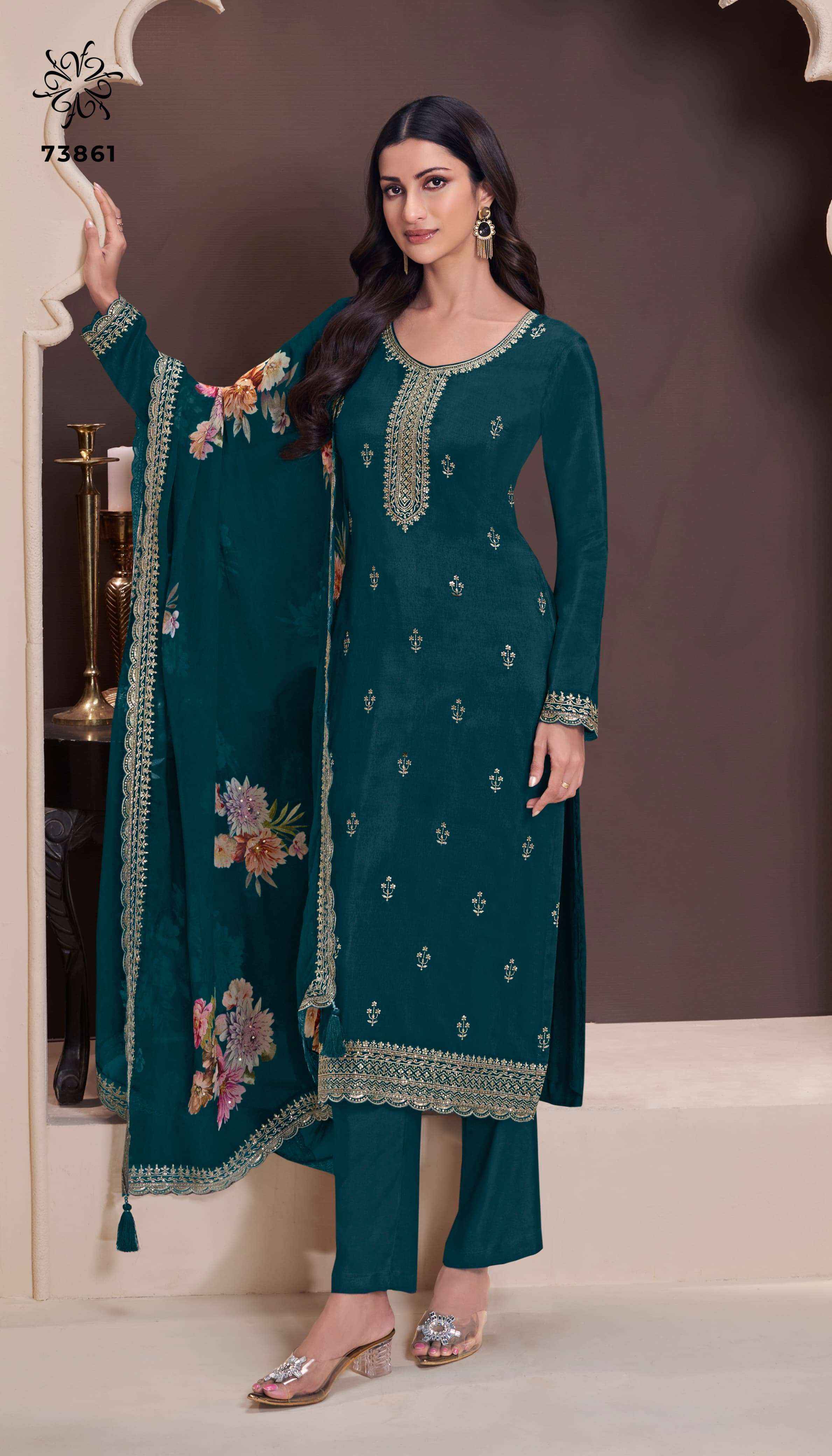 Vinay Fashion Kuleesh Shivangi Vol-2 Silk Dress Material (4 pcs Catalogue)