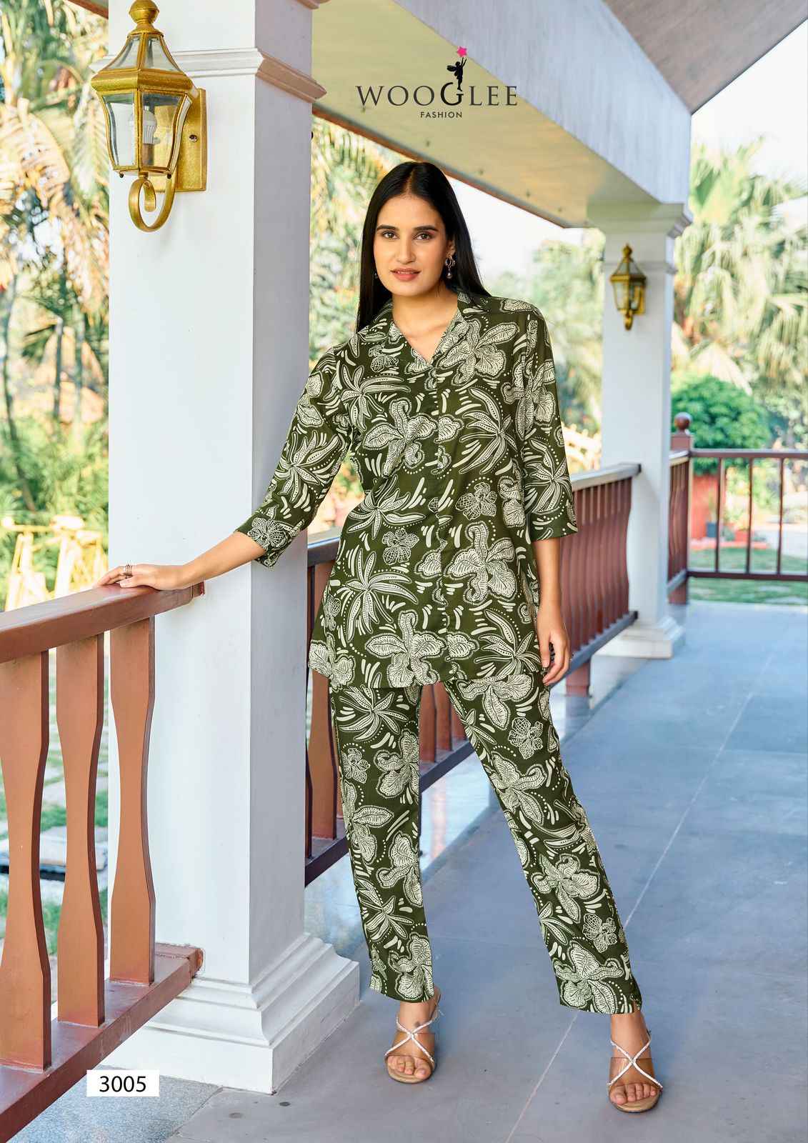 Wooglee Rolex Rayon Co ord Set 6 pcs Catalogue