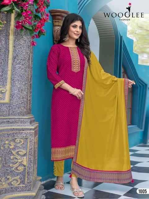 Wooglee Skyline Fancy Readymade Suit (6 pcs Catalogue)