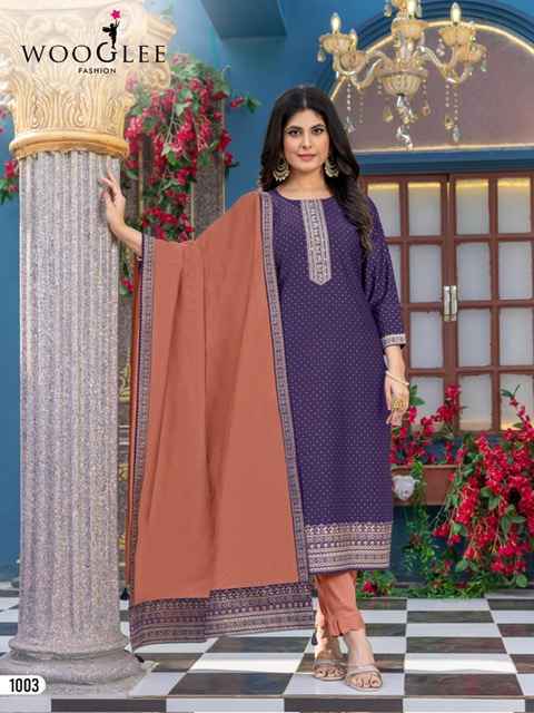 Wooglee Skyline Fancy Readymade Suit (6 pcs Catalogue)