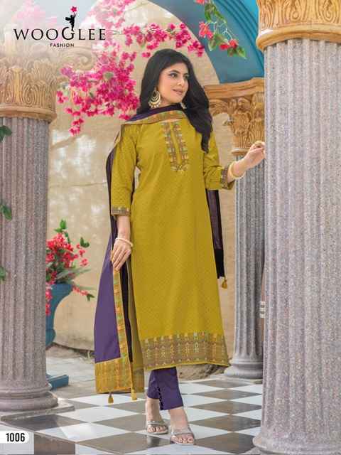 Wooglee Skyline Fancy Readymade Suit (6 pcs Catalogue)