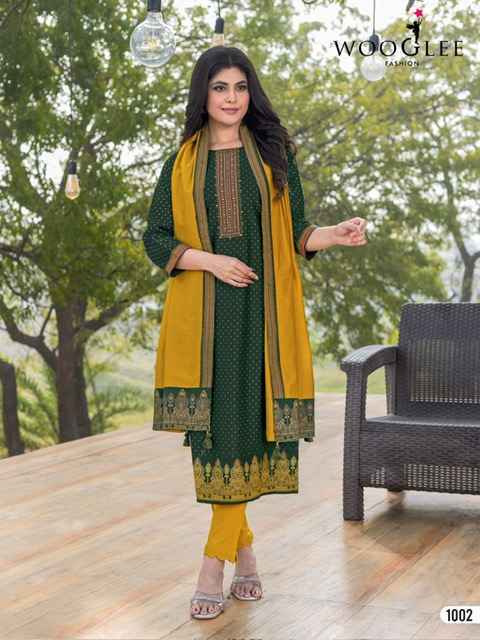 Wooglee Skyline Fancy Readymade Suit (6 pcs Catalogue)