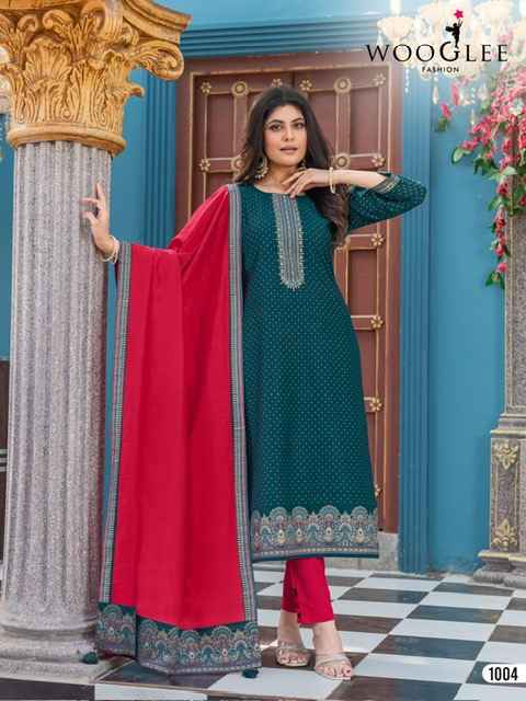 Wooglee Skyline Fancy Readymade Suit (6 pcs Catalogue)