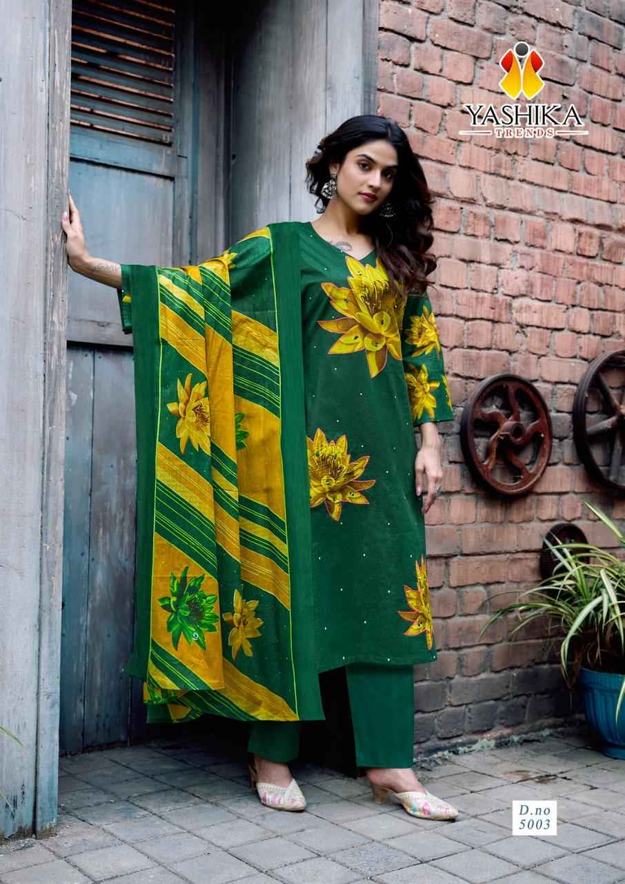 Yashika Trends Dua Vol 5 Cotton Dress Material 8 pcs Catalogue