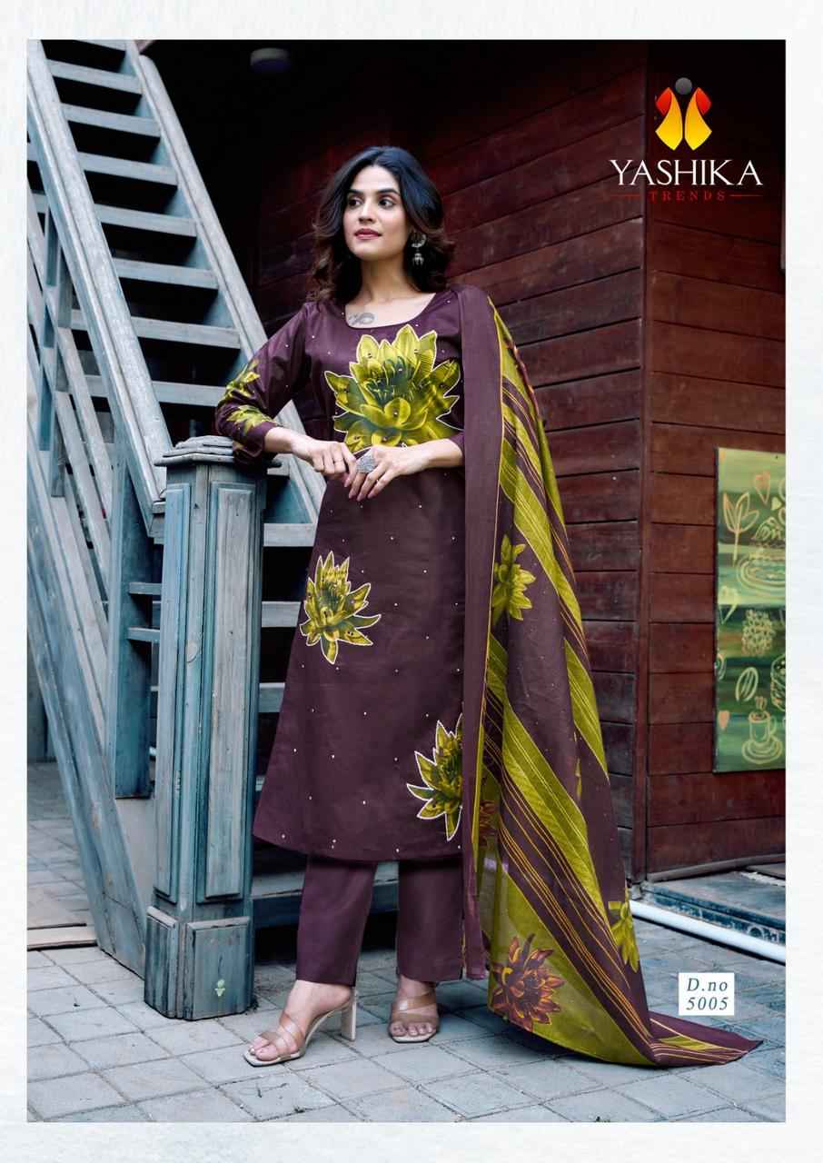 Yashika Trends Dua Vol 5 Cotton Dress Material 8 pcs Catalogue