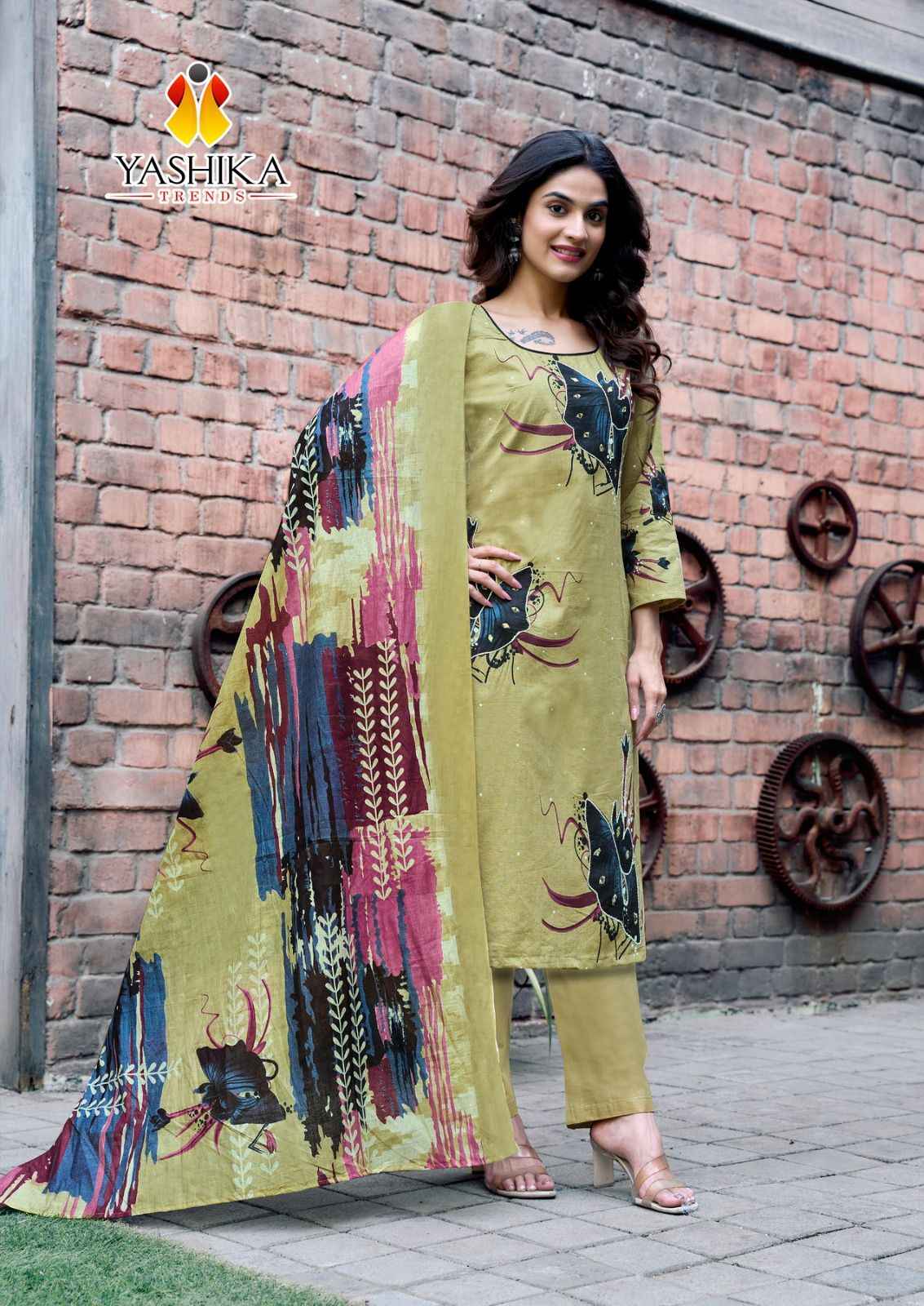 Yashika Trends Dua Vol 5 Cotton Dress Material 8 pcs Catalogue