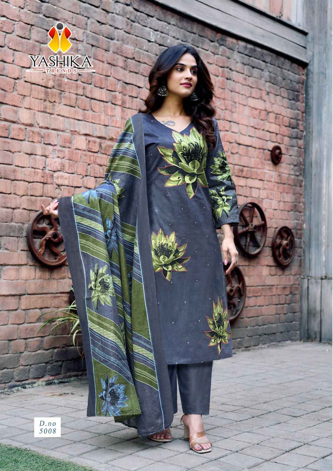 Yashika Trends Dua Vol 5 Cotton Dress Material 8 pcs Catalogue