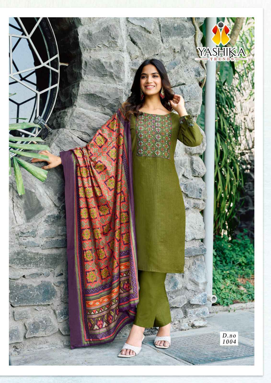 Yashika Trends Shanaya Cotton Dress Material (8 pcs Catalogue)