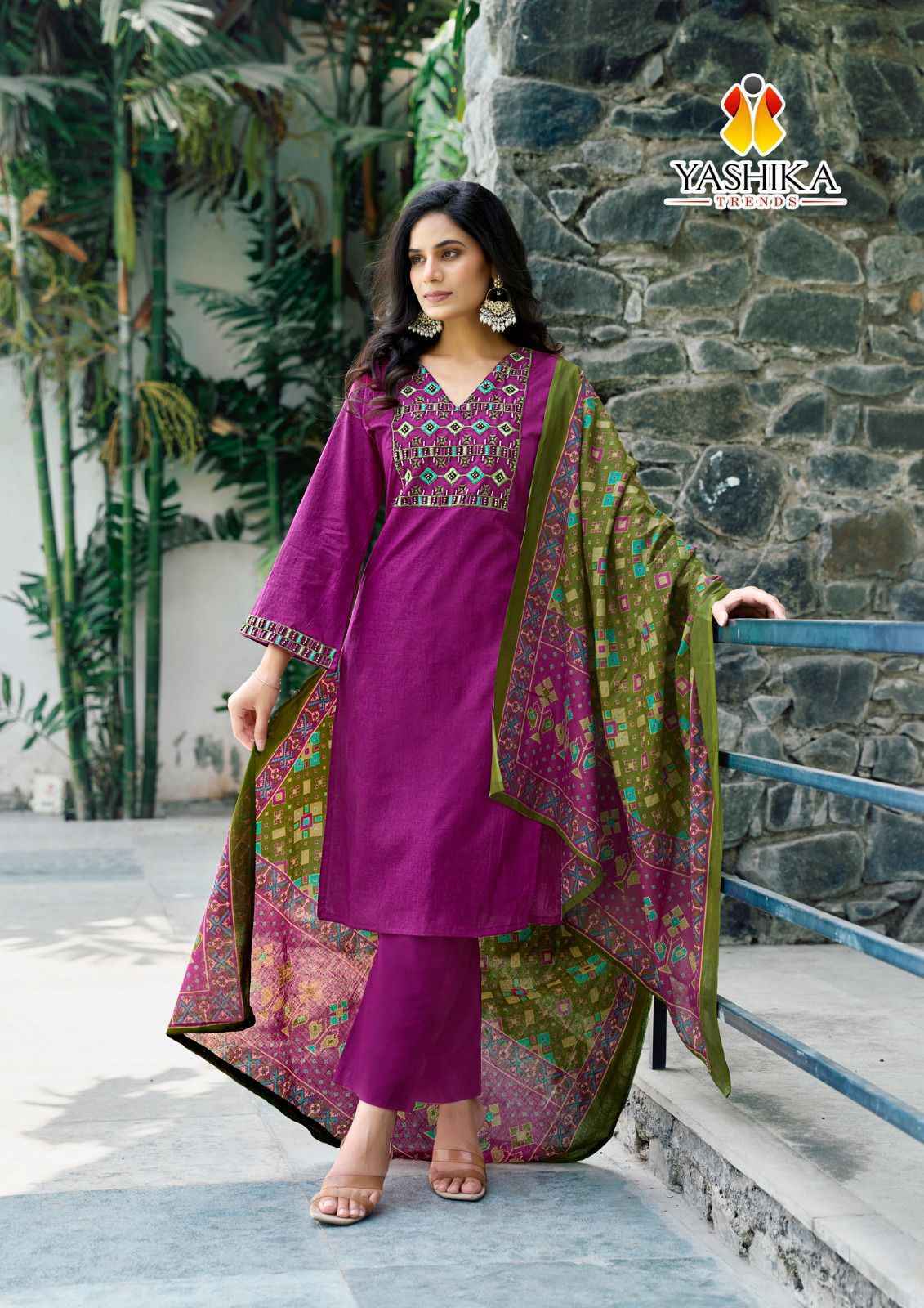 Yashika Trends Shanaya Cotton Dress Material (8 pcs Catalogue)