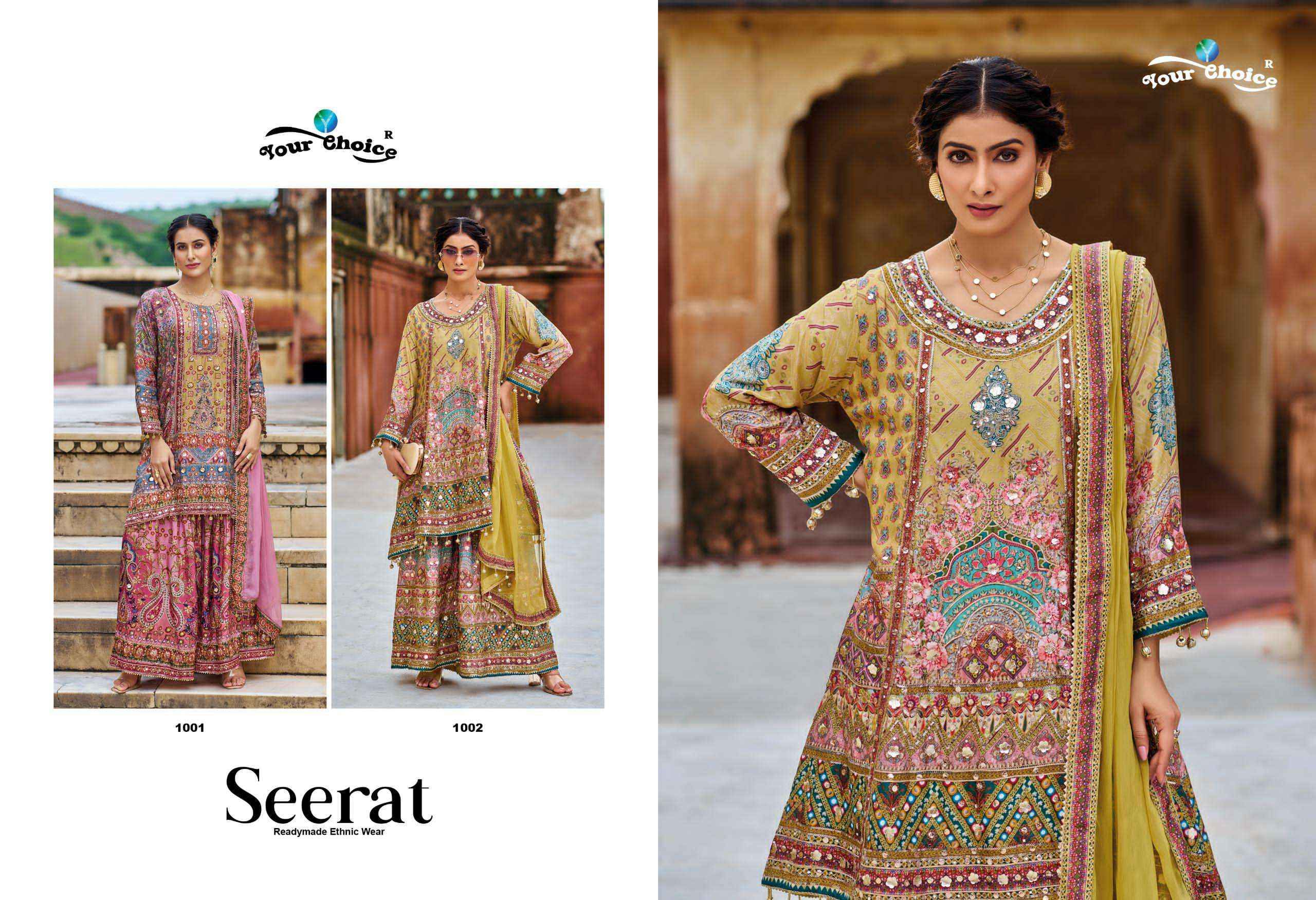 Your Choice Seerat Readymade Chinon Dress (2 pcs Catalogue)