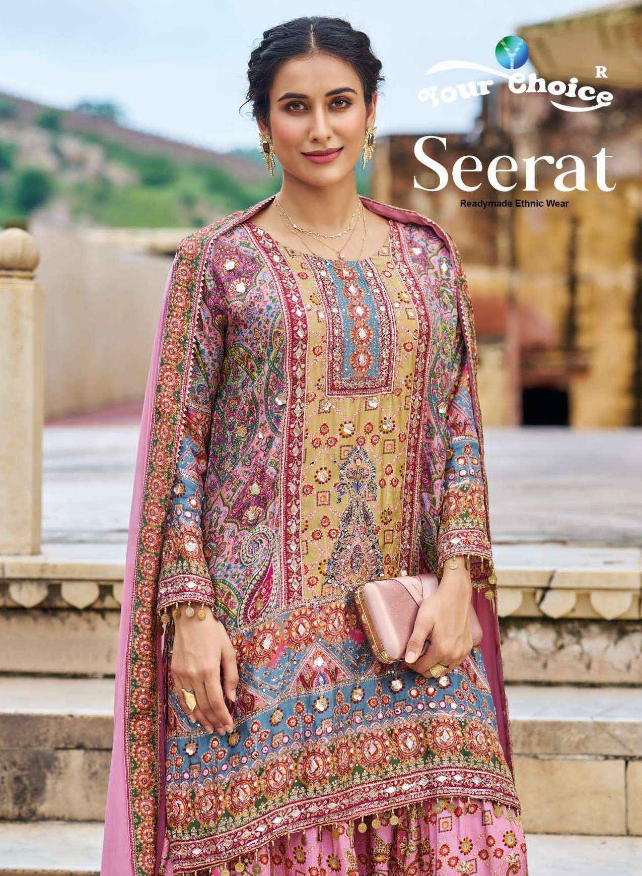 Your Choice Seerat Readymade Chinon Dress (2 pcs Catalogue)