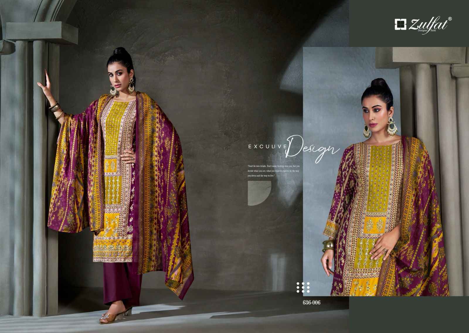 Zulfat Aayat Vol 15 Viscose Rayon Dress Material 6 pcs Catalogue