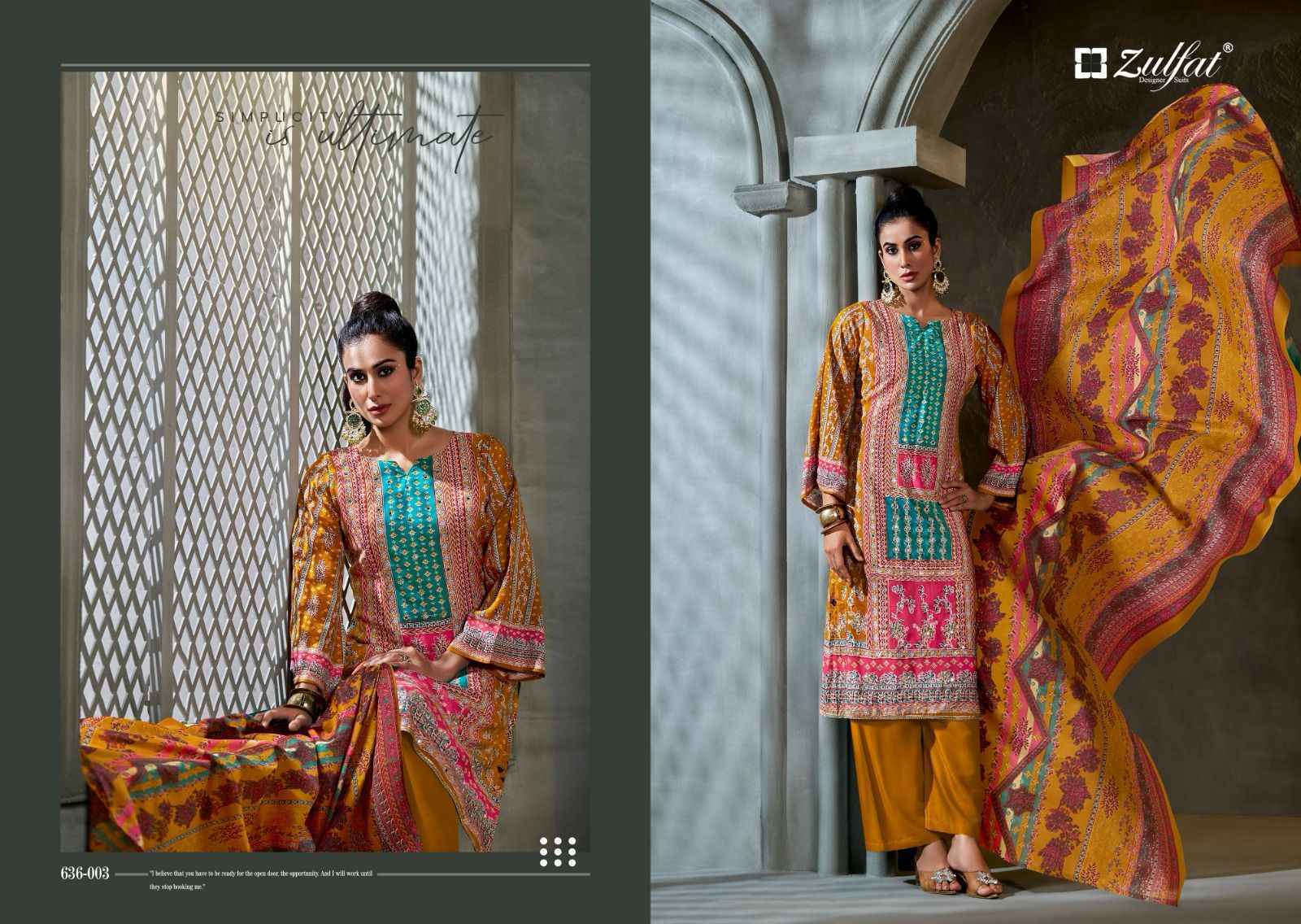 Zulfat Aayat Vol 15 Viscose Rayon Dress Material 6 pcs Catalogue