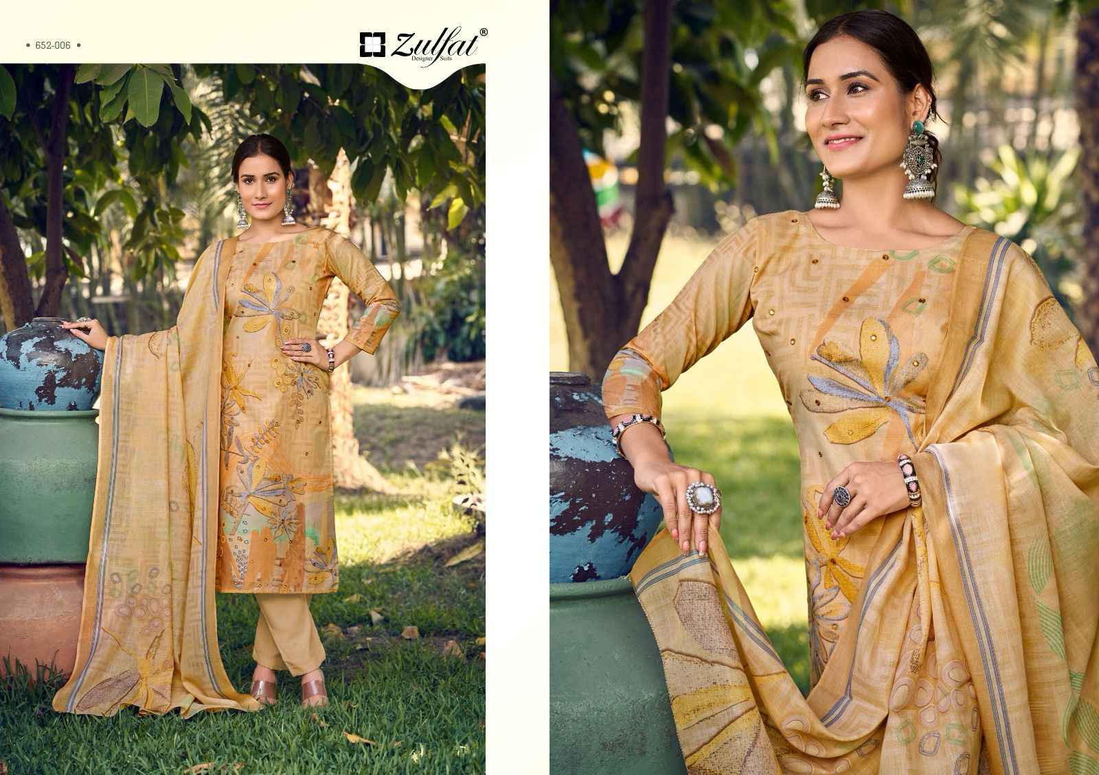 Zulfat Summer Breeze Vol 2 Cotton Dress Material 6 pcs Catalogue