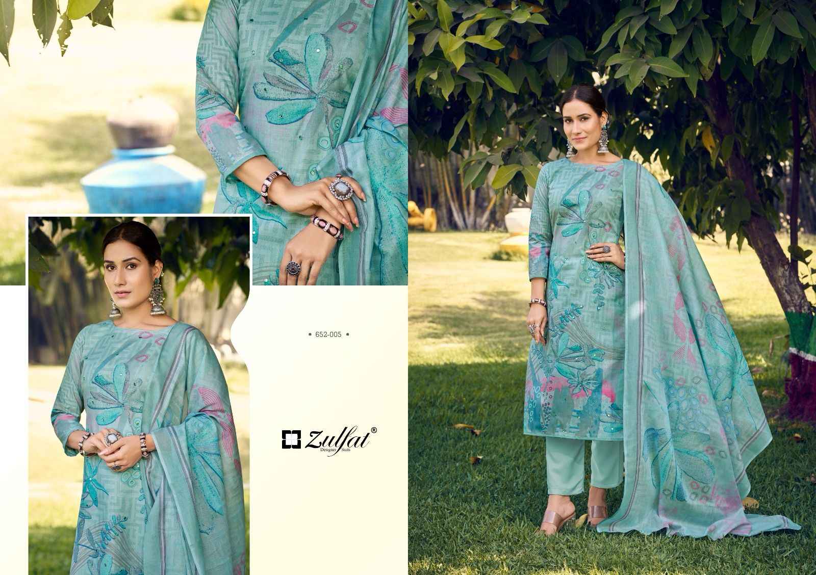 Zulfat Summer Breeze Vol 2 Cotton Dress Material 6 pcs Catalogue