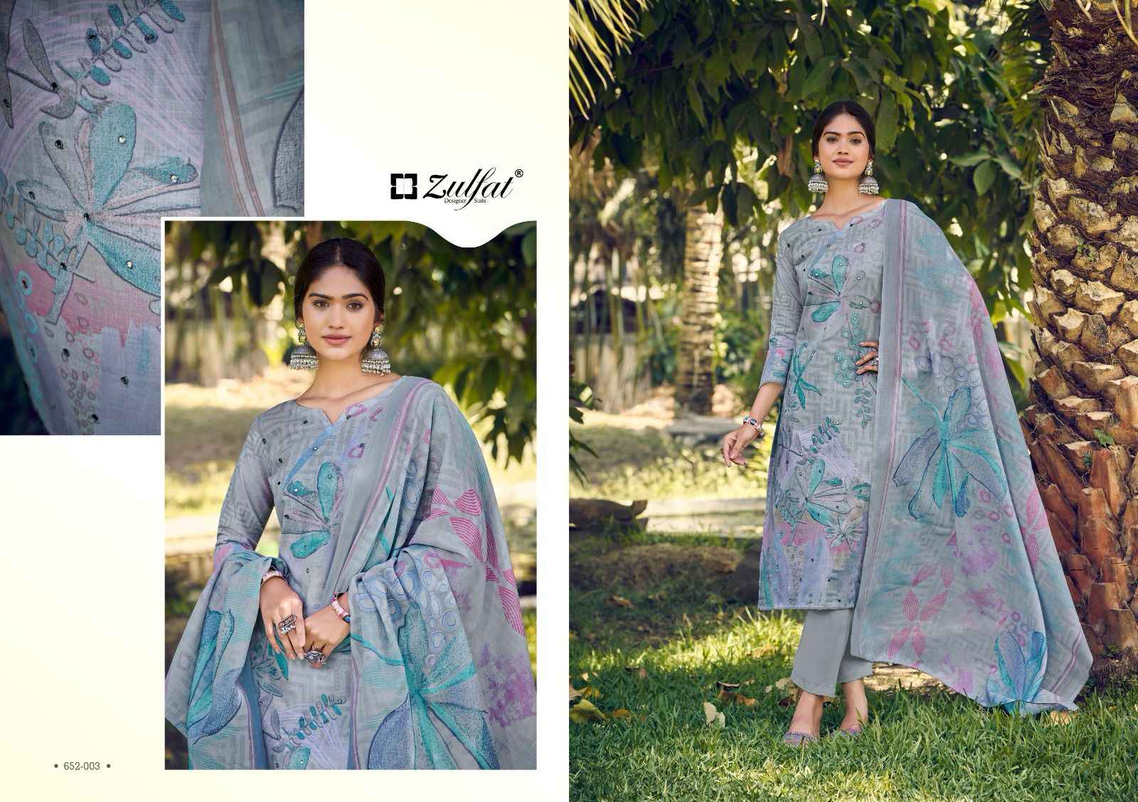 Zulfat Summer Breeze Vol 2 Cotton Dress Material 6 pcs Catalogue