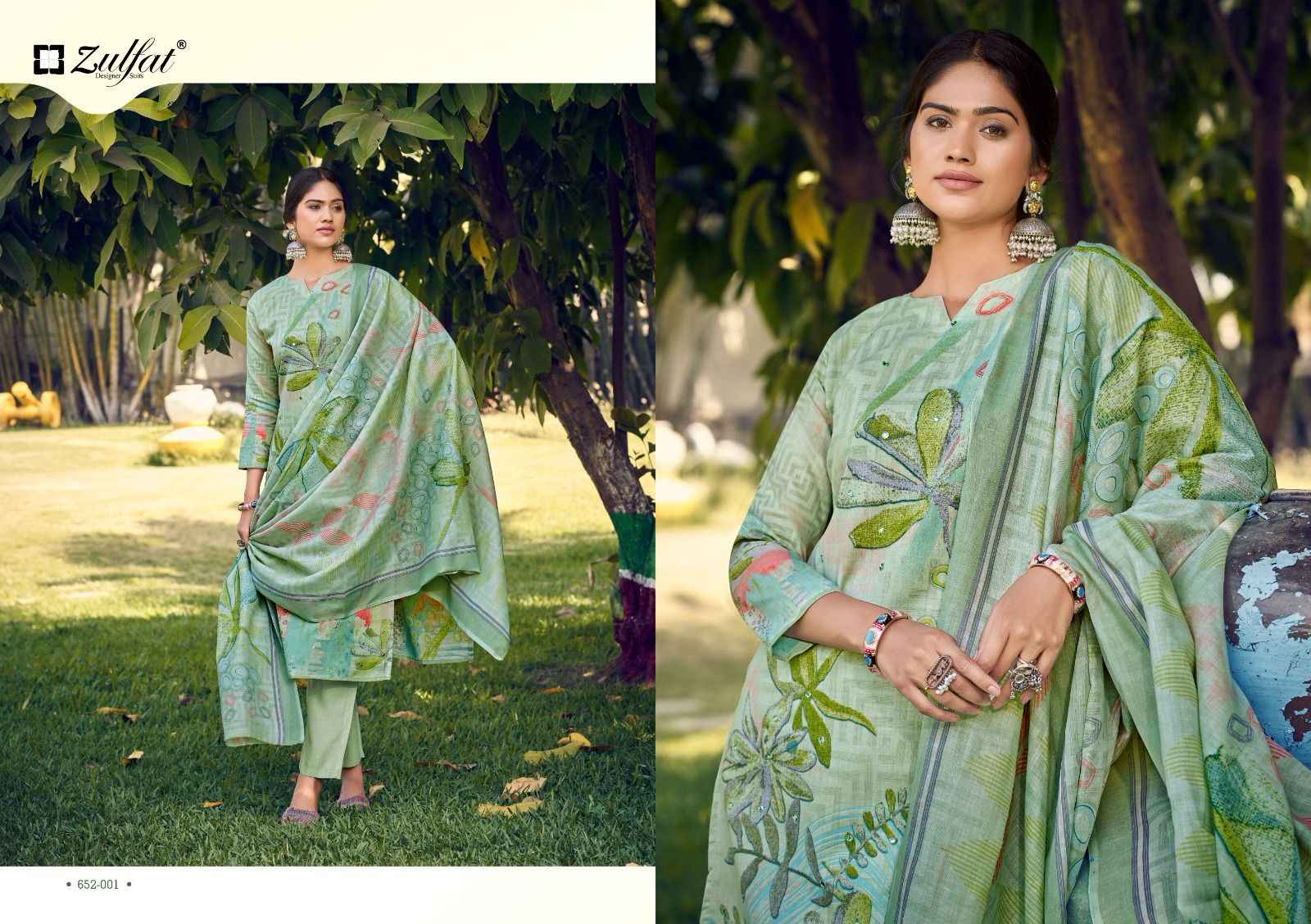 Zulfat Summer Breeze Vol 2 Cotton Dress Material 6 pcs Catalogue