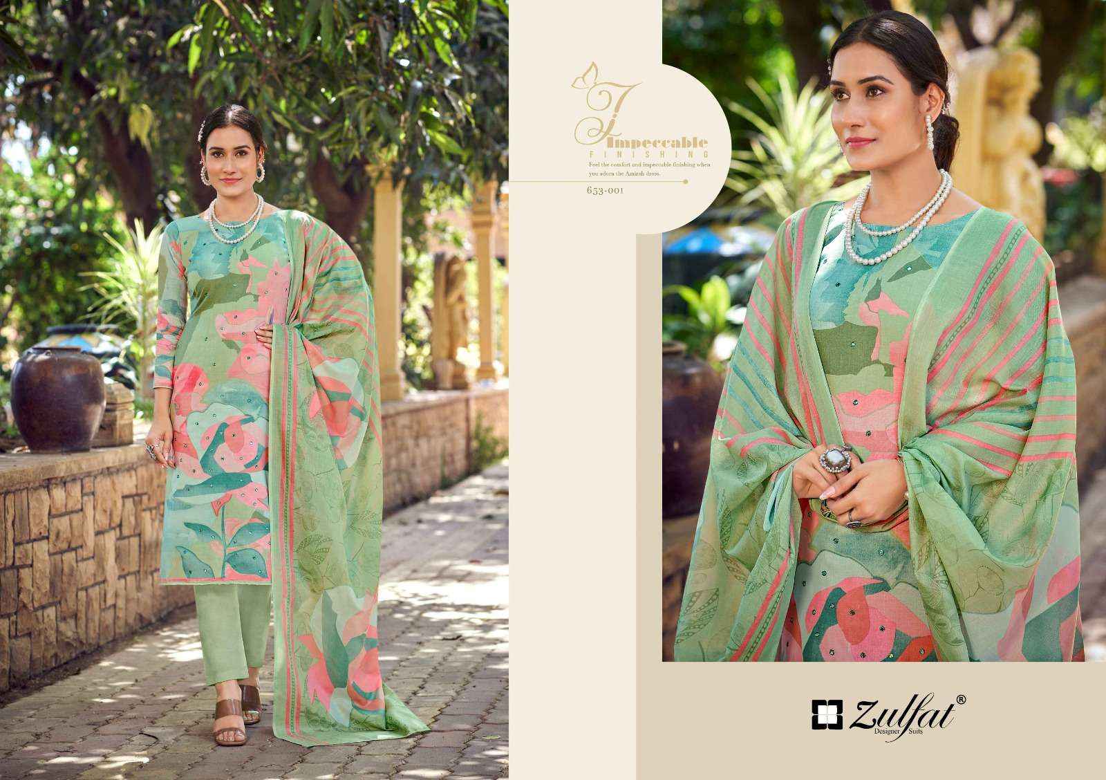 Zulfat Summer Shine Vol 2 Cotton Dress Material 6 pcs Catalogue