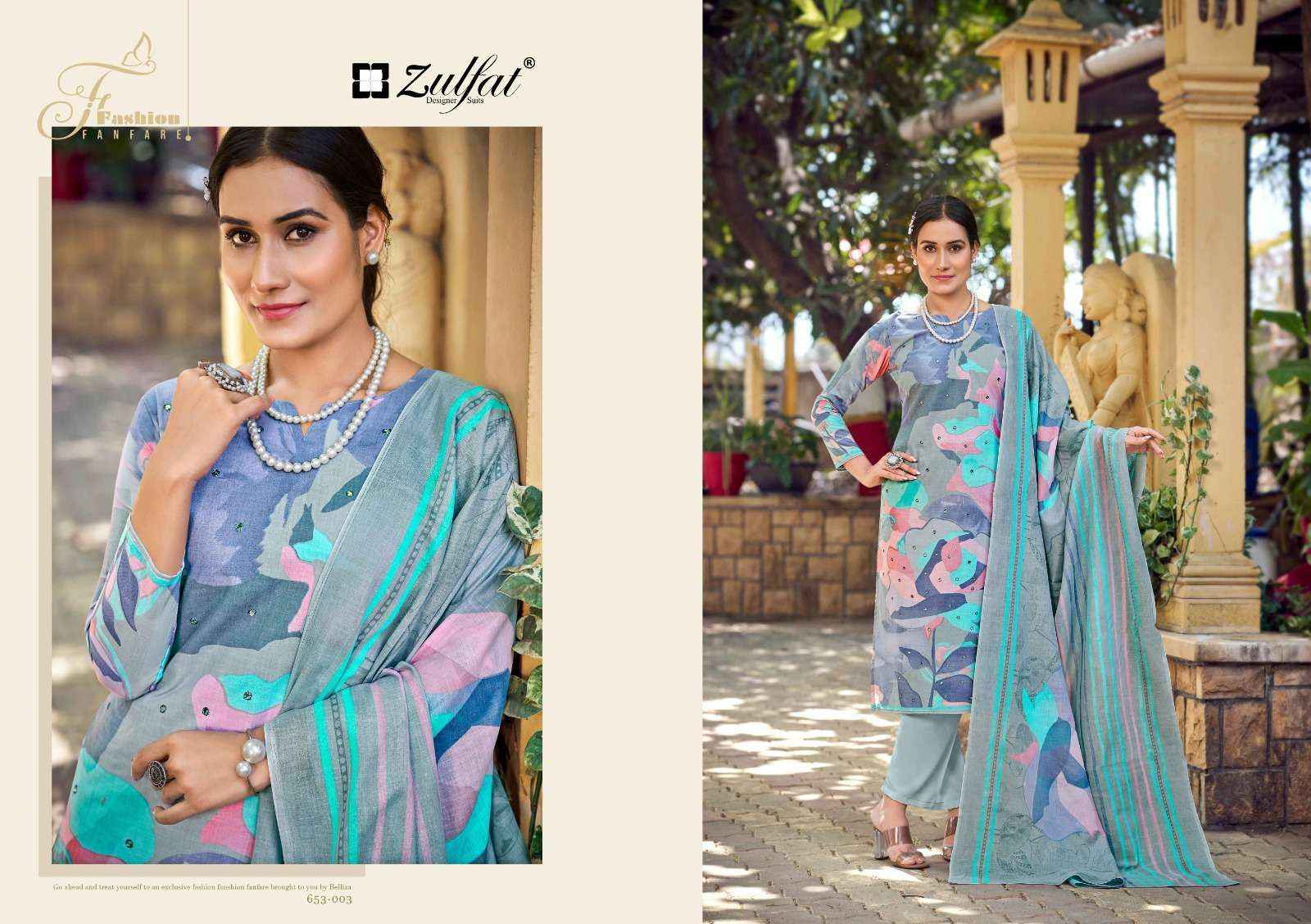 Zulfat Summer Shine Vol 2 Cotton Dress Material 6 pcs Catalogue