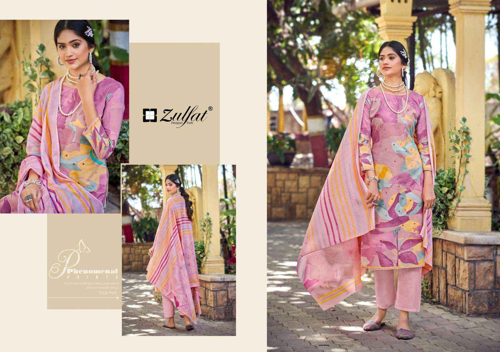 Zulfat Summer Shine Vol 2 Cotton Dress Material 6 pcs Catalogue