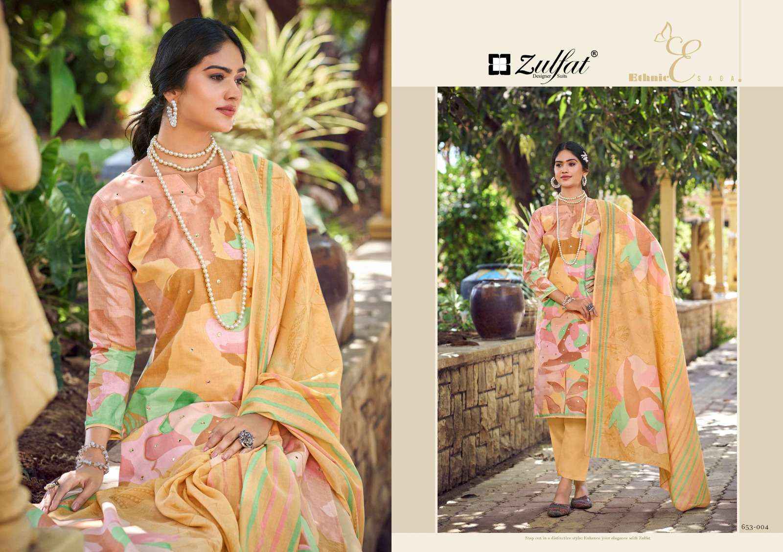 Zulfat Summer Shine Vol 2 Cotton Dress Material 6 pcs Catalogue