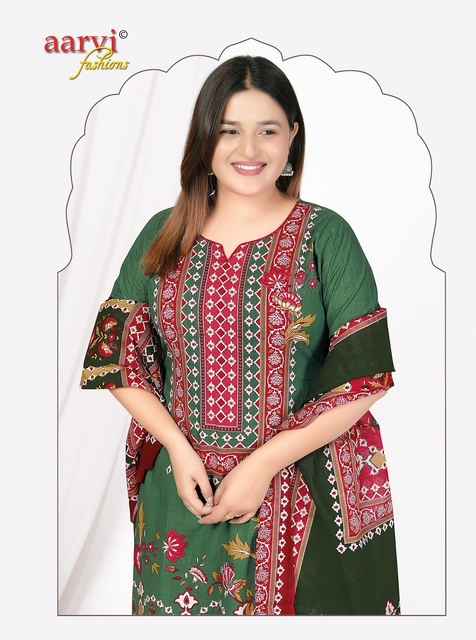 Aarvi Fashion Plus Princess Vol 4 Readymade Cotton Dress 12 pcs Catalogue