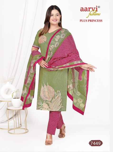 Aarvi Fashion Plus Princess Vol 4 Readymade Cotton Dress 12 pcs Catalogue