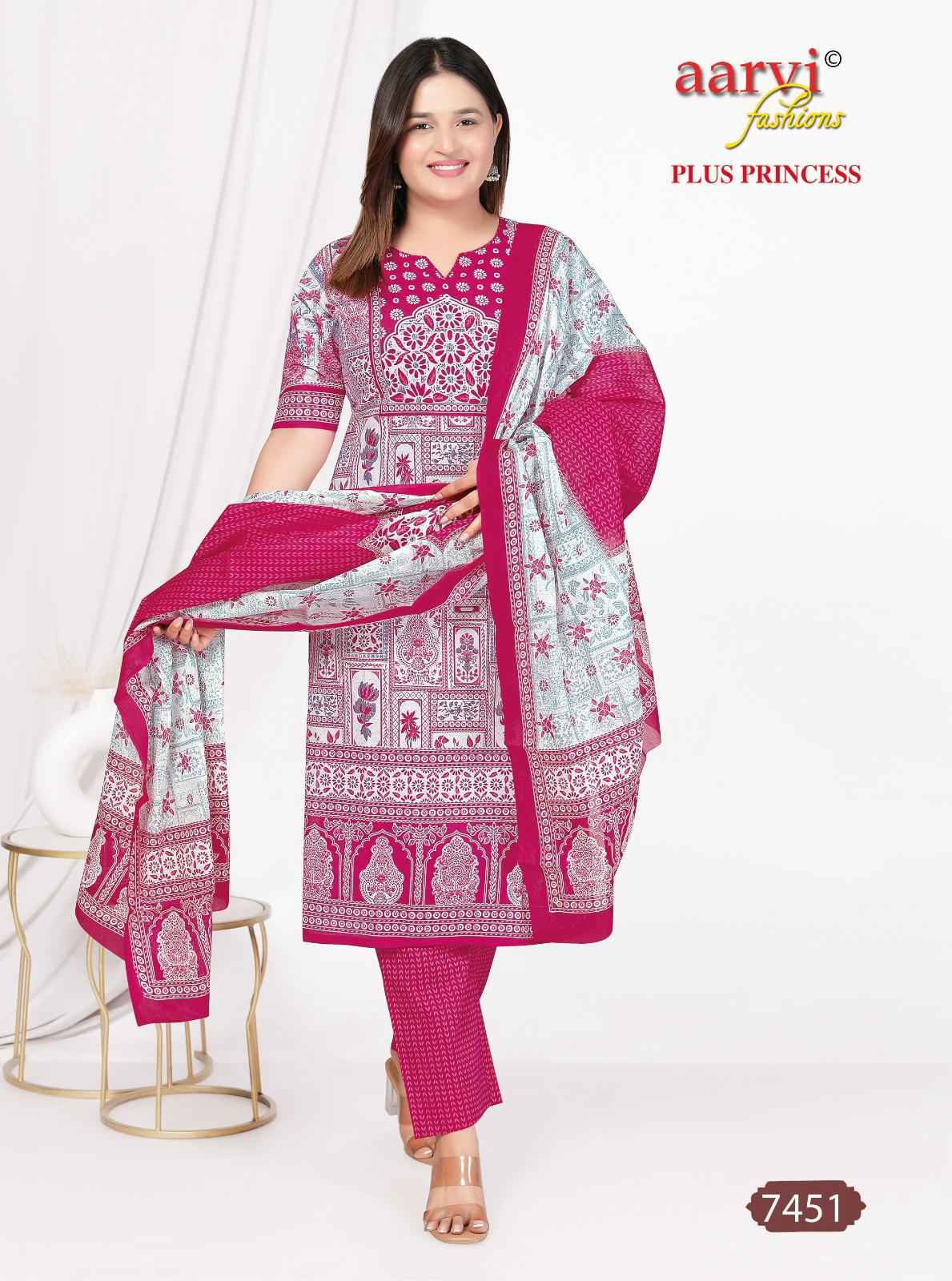 Aarvi Fashion Plus Princess Vol 4 Readymade Cotton Dress 12 pcs Catalogue