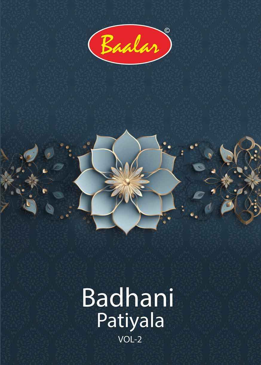 Baalar Bandhani Patiyala Vol 2 Cotton Dress Material 12 pcs Catalogue