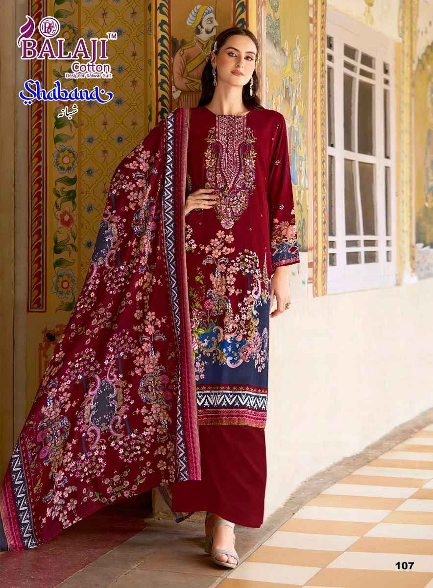 Balaji Shabana Cotton Dress Material 8 pcs Catalogue