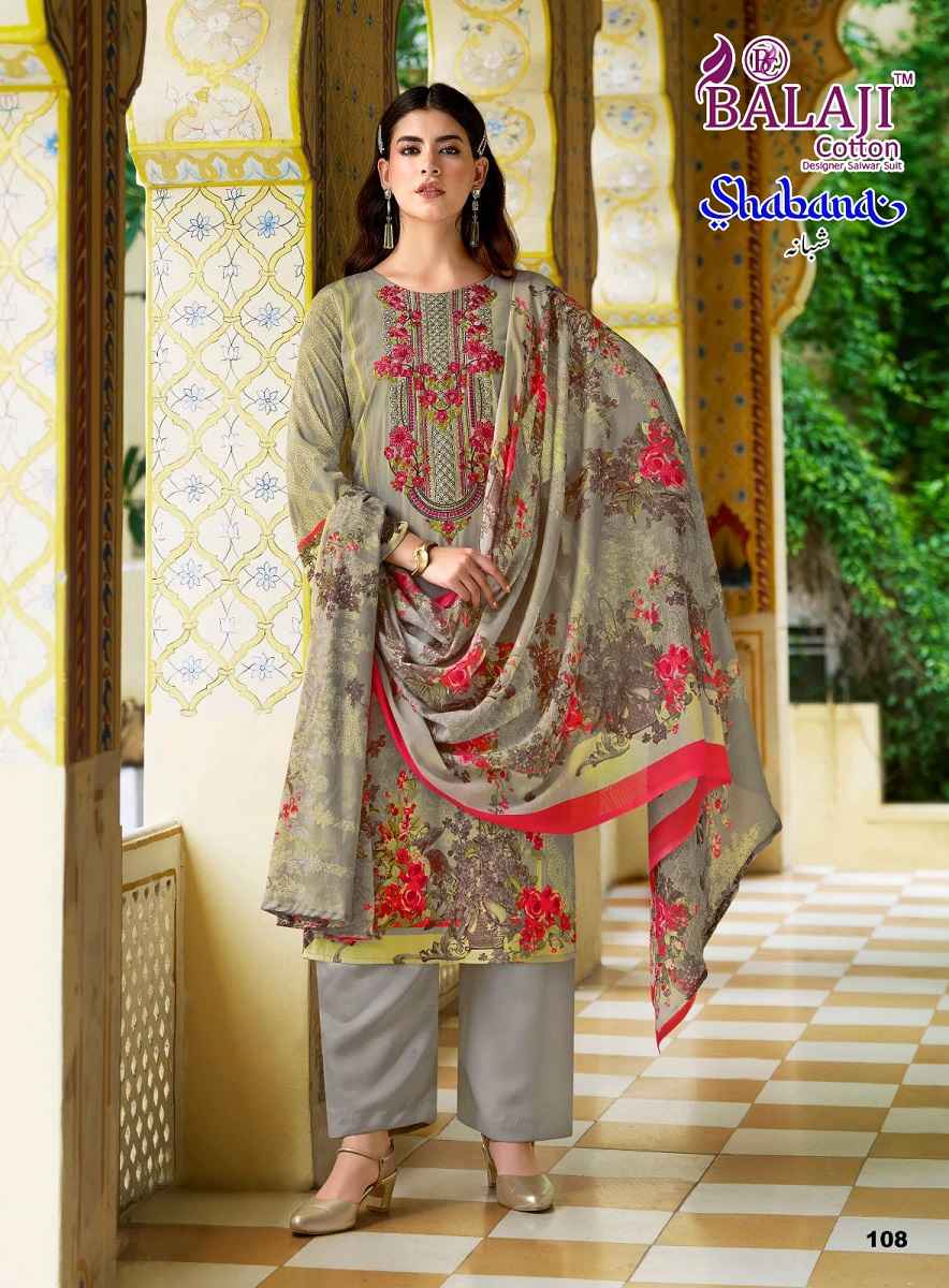 Balaji Shabana Cotton Dress Material 8 pcs Catalogue
