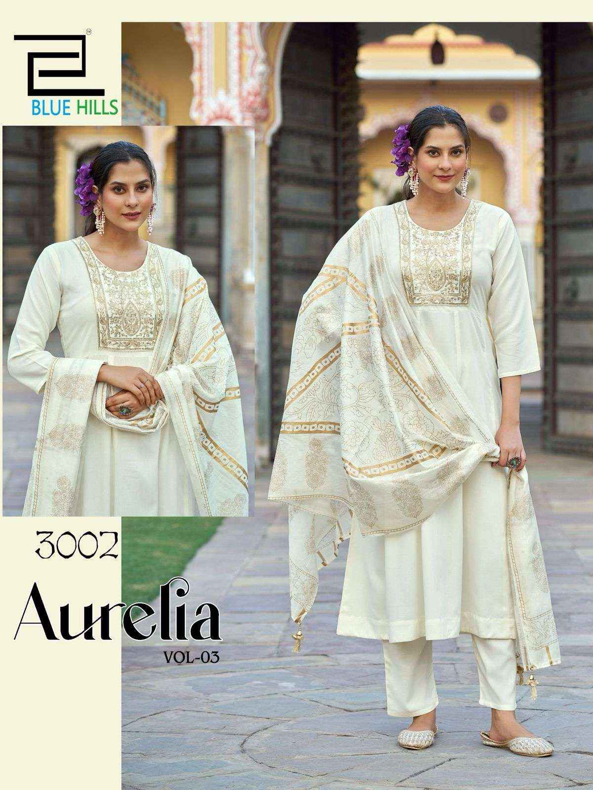 Blue Hills Aurelia Vol 3 Rayon Kurti Combo 6 pcs Catalogue