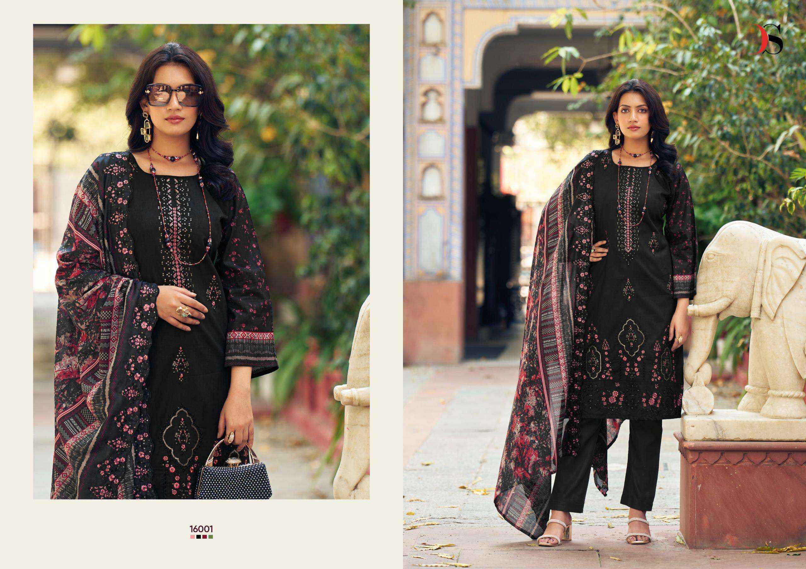 Deepsy Bin Saeed Vol 16 Cotton Dress Material 8 pcs Catalogue