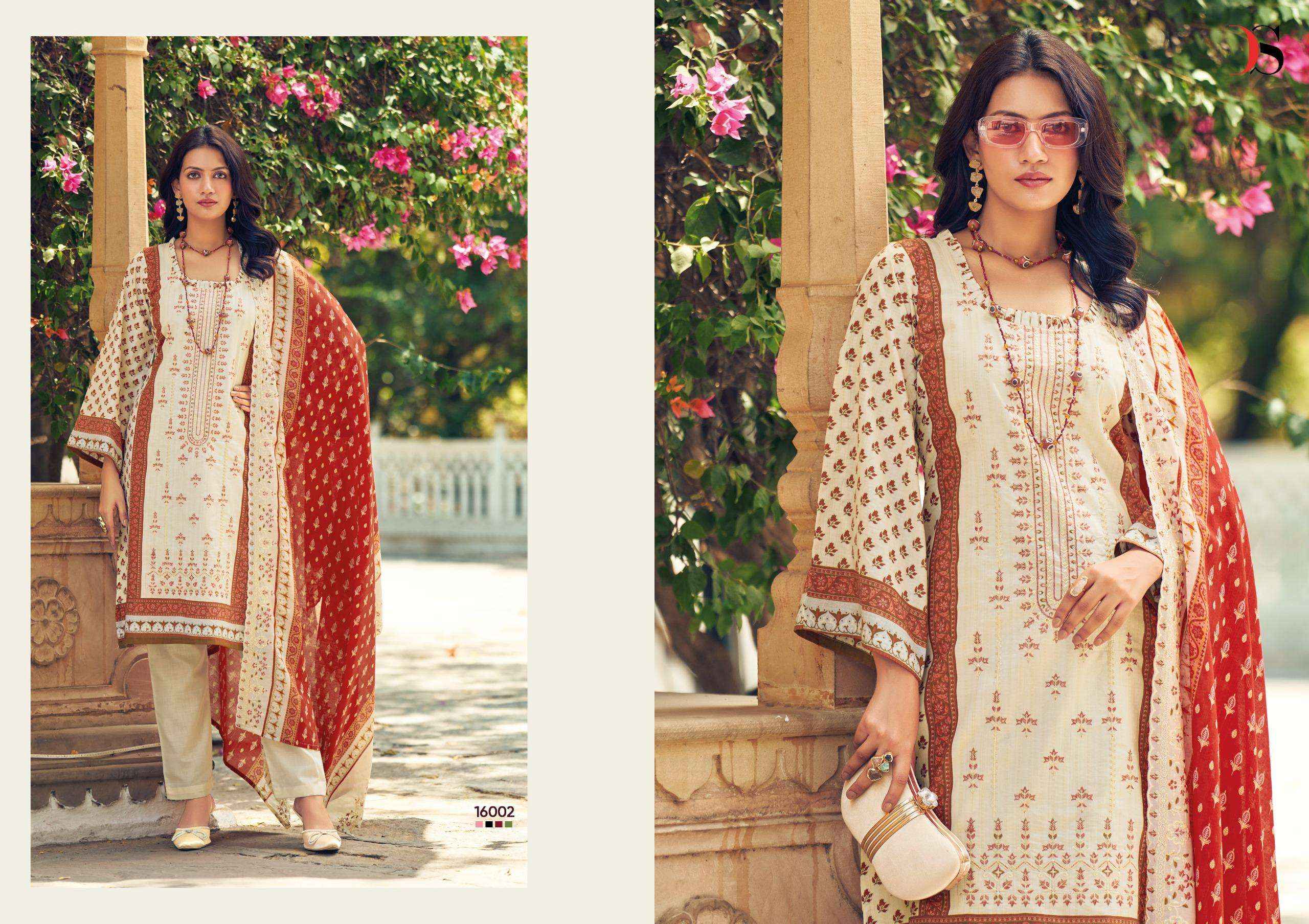 Deepsy Bin Saeed Vol 16 Cotton Dress Material 8 pcs Catalogue