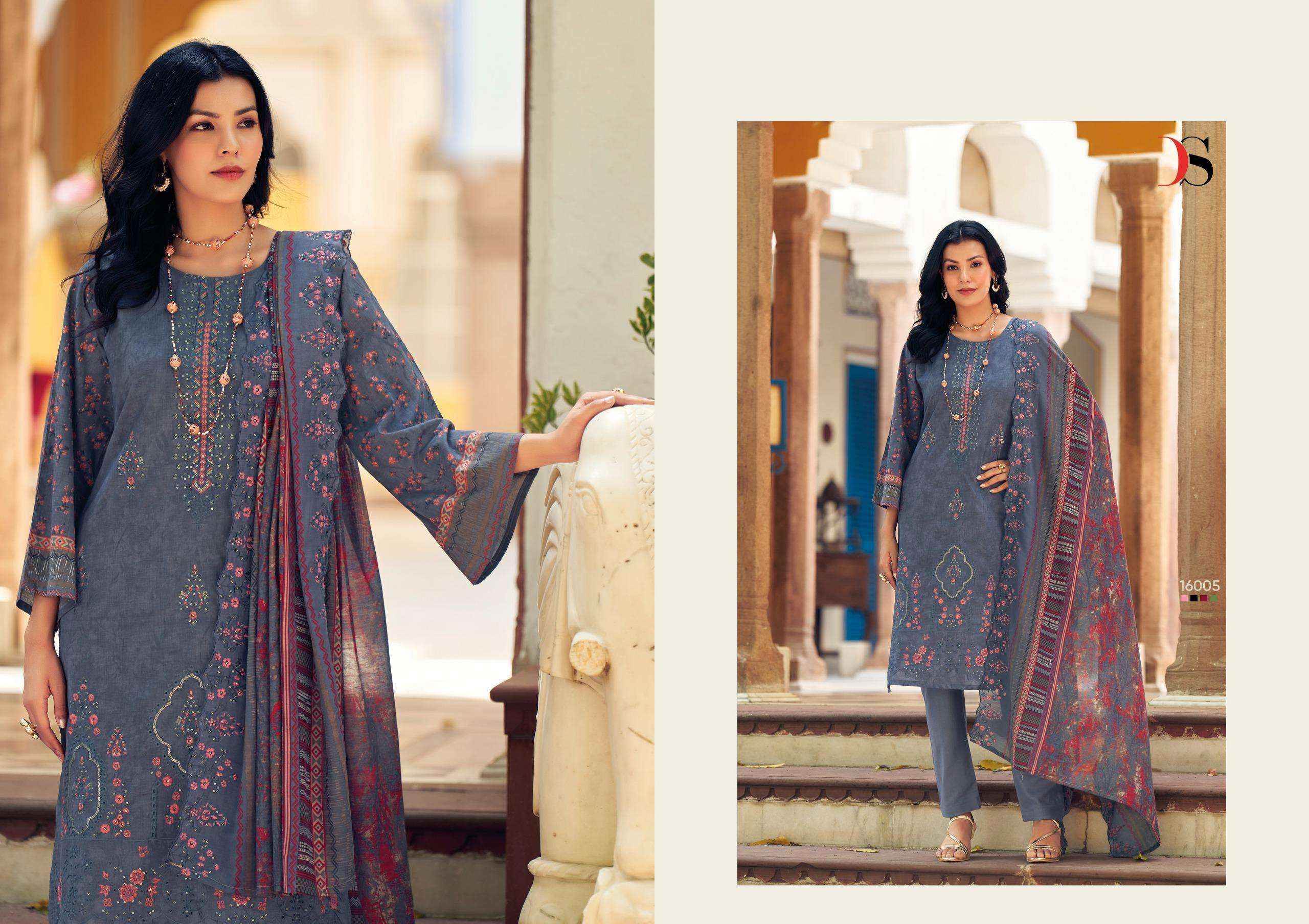 Deepsy Bin Saeed Vol 16 Cotton Dress Material 8 pcs Catalogue