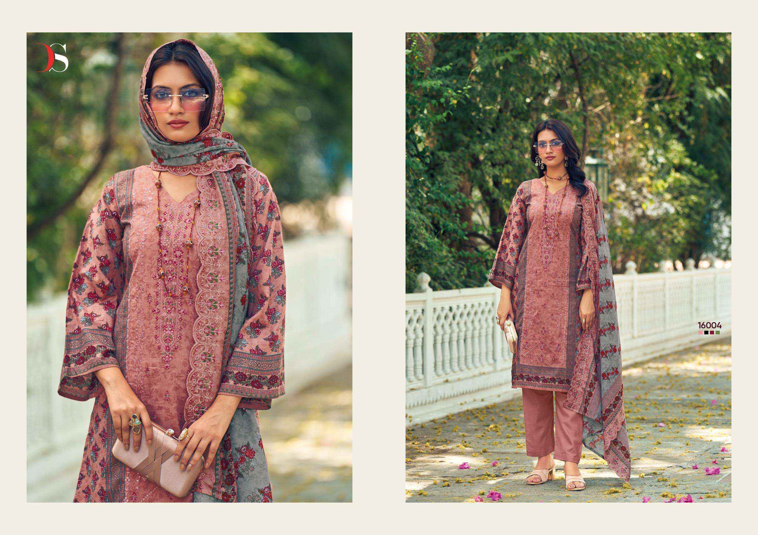 Deepsy Bin Saeed Vol 16 Cotton Dress Material 8 pcs Catalogue