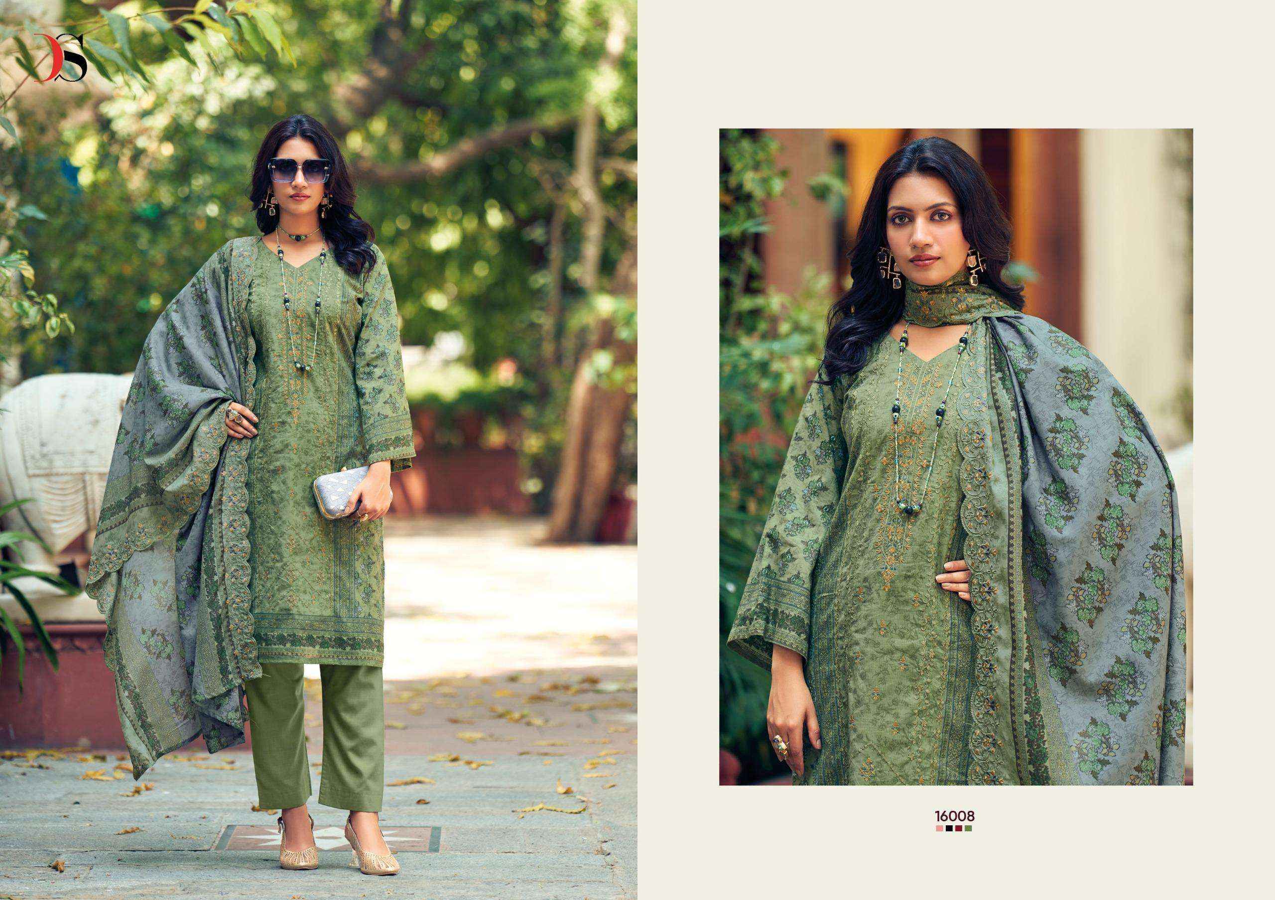 Deepsy Bin Saeed Vol 16 Cotton Dress Material 8 pcs Catalogue