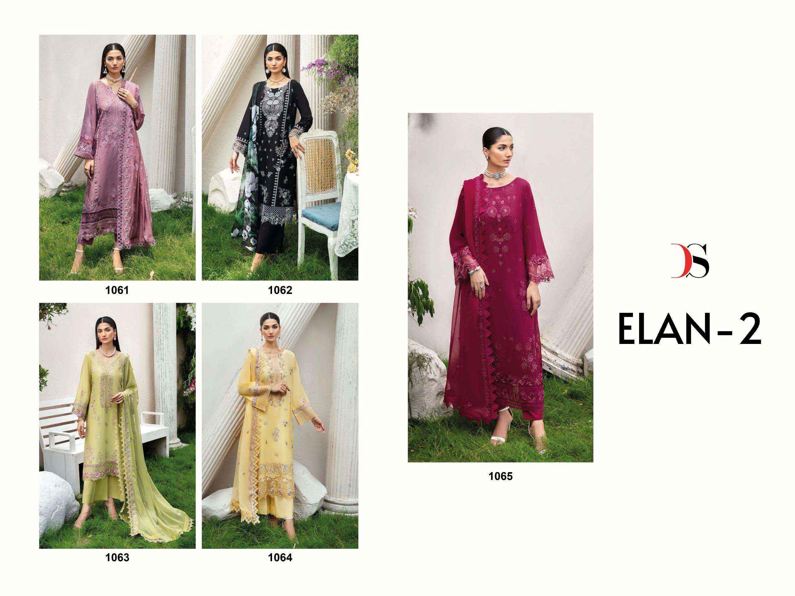 Deepsy Elan 2 Cotton Dress Material 5 pcs Catalogue
